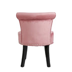 Sgabello per vanità in legno massello alto 27,5 - 27,5 A X 19 L X 11,8 P