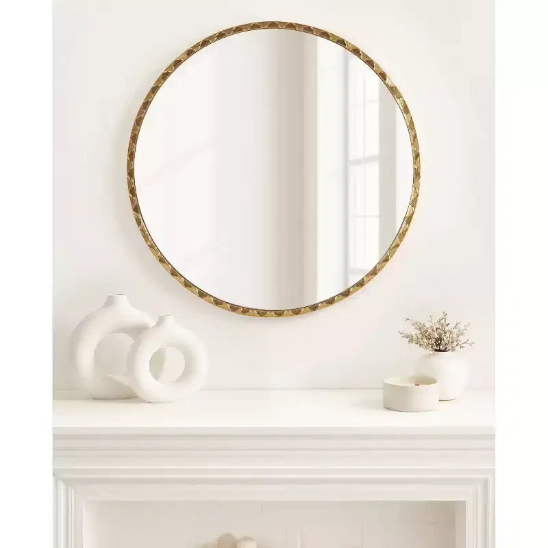 Kate & Laurel All Things Decor Specchio decorativo da parete Sebecka 26"x26" oro