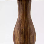 Tavolo da pranzo rotondo in legno di gomma, 76 cm H x 122 cm Diametro