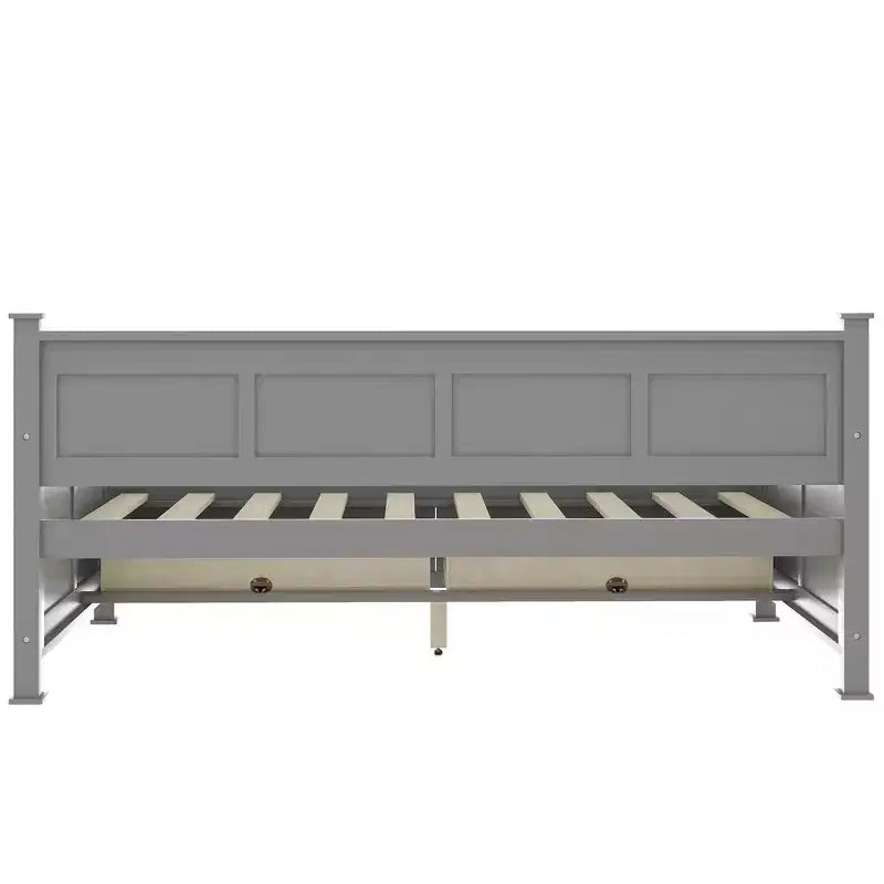Divano letto singolo in legno in stile casual moderno e rustico