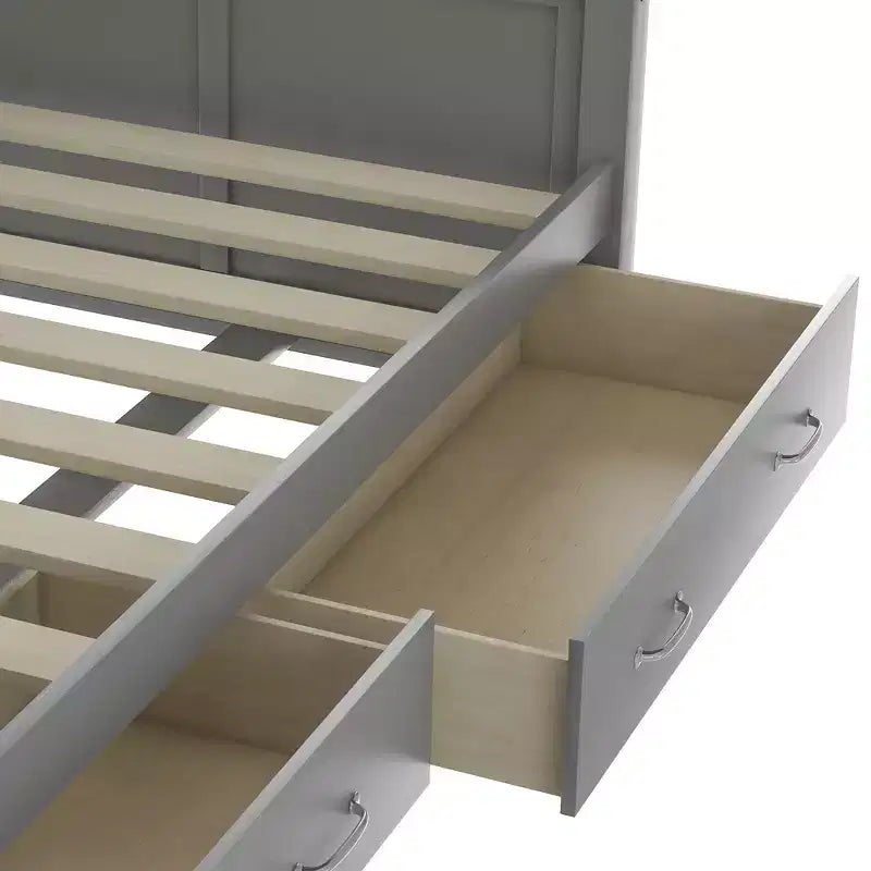 Divano letto singolo in legno in stile casual moderno e rustico