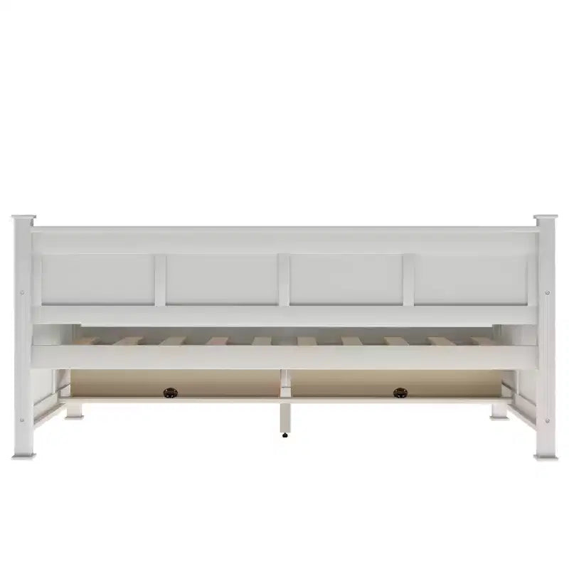 Divano letto singolo in legno in stile casual moderno e rustico