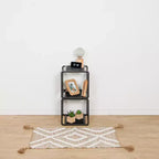 Organizzatore portaoggetti a cubo in bambù 33 cm A x 33 cm L x 33 cm P