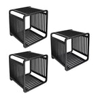 Organizzatore portaoggetti a cubo in bambù 33 cm A x 33 cm L x 33 cm P