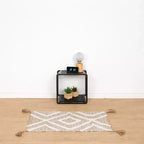 Organizzatore portaoggetti a cubo in bambù 33 cm A x 33 cm L x 33 cm P