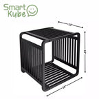 Organizzatore portaoggetti a cubo in bambù 33 cm A x 33 cm L x 33 cm P