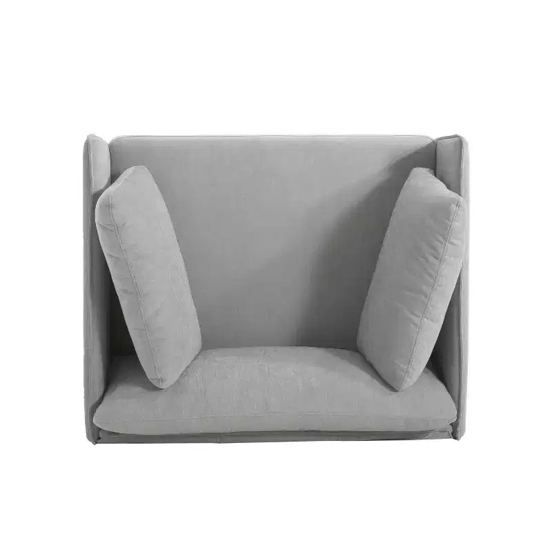 Poltrona in poliestere e legno massello 79 A x 82 L x 99,5 P cm