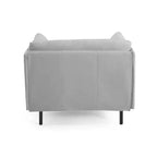 Poltrona in poliestere e legno massello 79 A x 82 L x 99,5 P cm