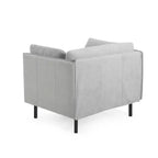 Poltrona in poliestere e legno massello 79 A x 82 L x 99,5 P cm