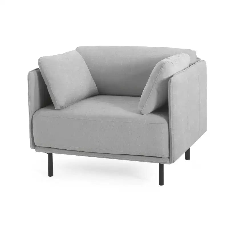 Poltrona in poliestere e legno massello 79 A x 82 L x 99,5 P cm