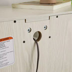 Vetrina in legno e vetro H 120,5 cm x L 66 cm x P 30 cm