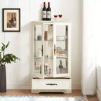 Vetrina in legno e vetro H 120,5 cm x L 66 cm x P 30 cm