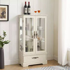 Vetrina in legno e vetro H 120,5 cm x L 66 cm x P 30 cm