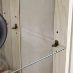 Vetrina in legno e vetro H 120,5 cm x L 66 cm x P 30 cm
