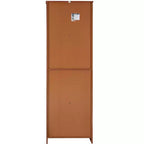 Armadio Portatutto in Legno con 8 Ante e 4 Ripiani 183.9 cm A x 60.5 cm L x 32 cm P