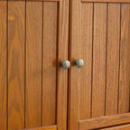 Armadio Portatutto in Legno con 8 Ante e 4 Ripiani 183.9 cm A x 60.5 cm L x 32 cm P