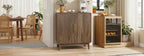 Credenza a buffet in MDF e legno massello 85 cm (A) x 80 cm (L) x 40 cm (P)