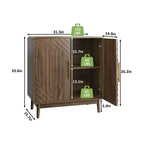 Credenza a buffet in MDF e legno massello 85 cm (A) x 80 cm (L) x 40 cm (P)