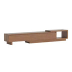 Mobile porta TV allungabile in MDF con 3 cassetti 40,3 cm A x 200-260 cm L x 40 cm P