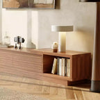 Mobile porta TV allungabile in MDF con 3 cassetti 40,3 cm A x 200-260 cm L x 40 cm P