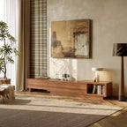 Mobile porta TV allungabile in MDF con 3 cassetti 40,3 cm A x 200-260 cm L x 40 cm P