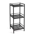 Freestanding 3/4-Tier Metal Kitchen Storage Rack  Space-Saving Organizer Shelf for Bathroom, Bedroom, Living Room, Office