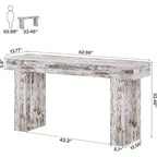 Consolle Rustica in Legno 160 cm L