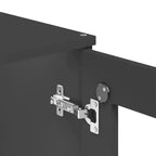 Mobile alto in composito di legno 80 cm L x 110 cm A x 35 cm P