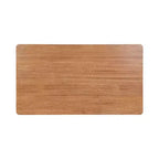 Tavolino da caffè in legno a due ripiani 91 cm L x 51 cm P x 47 cm H