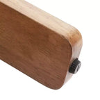 Tavolino da caffè in legno a due ripiani 91 cm L x 51 cm P x 47 cm H