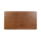 Tavolino da caffè in legno a due ripiani 91 cm L x 51 cm P x 47 cm H
