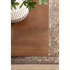 Tavolino da caffè in legno a due ripiani 91 cm L x 51 cm P x 47 cm H