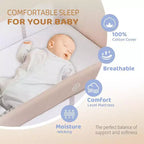 Culla 3-in-1 in Alluminio da Comodino per Neonati 83,06 cm A x 110 cm L x 78 cm P