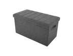 Pouff contenitore in poliestere 76,2 cm L x 39,9 cm P x 39,9 cm H