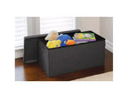 Pouff contenitore in poliestere 76,2 cm L x 39,9 cm P x 39,9 cm H
