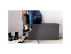Pouff contenitore in poliestere 76,2 cm L x 39,9 cm P x 39,9 cm H