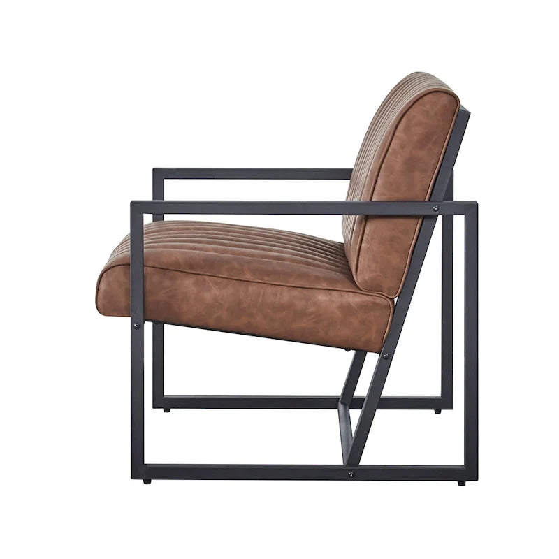 Fauteuil moderne 26 Arm avec pieds en acier