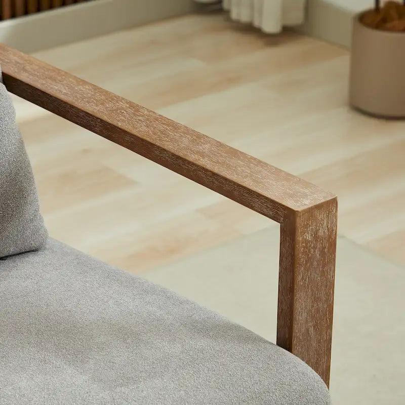 Fauteuil pivotant à 360° en mélange de lin 30,31