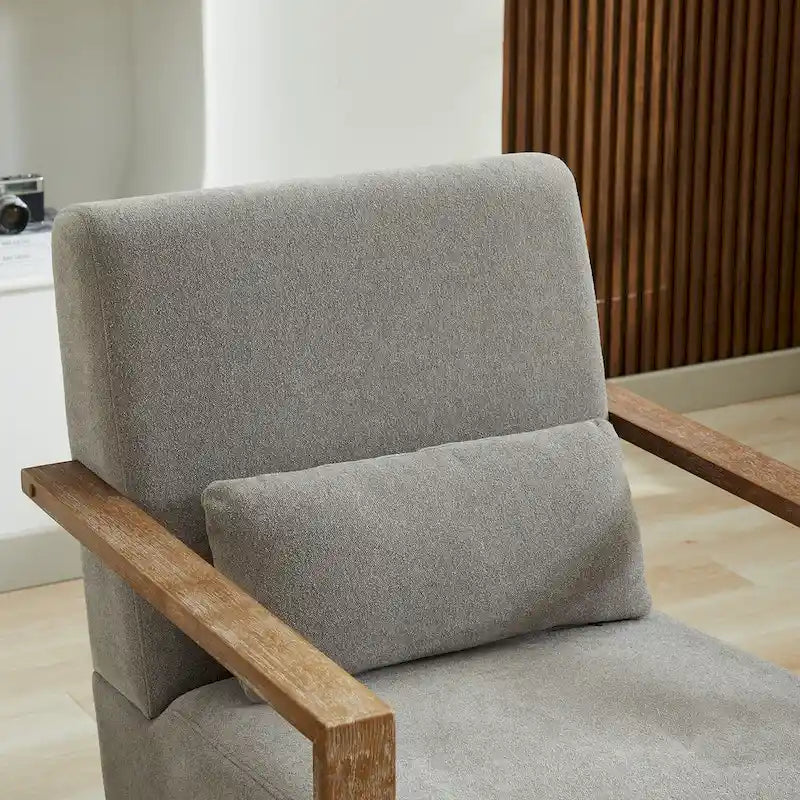 Fauteuil pivotant à 360° en mélange de lin 30,31