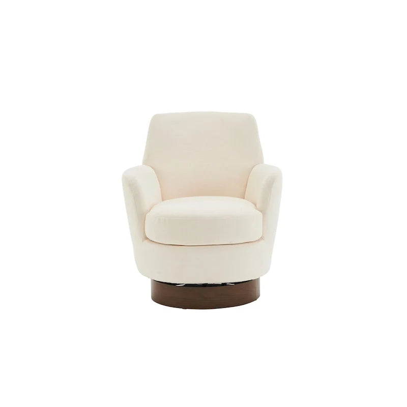 29.3 Fauteuil pivotant rembourré avec piètement en acier inoxydable