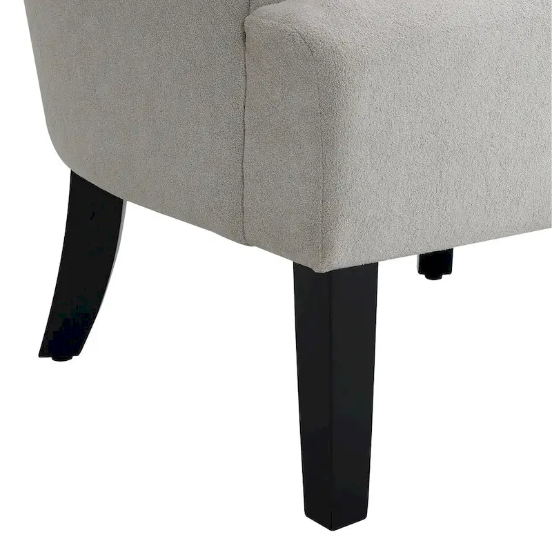 29 Upholstered Arm Chair with High-Density Foam and Channel Back