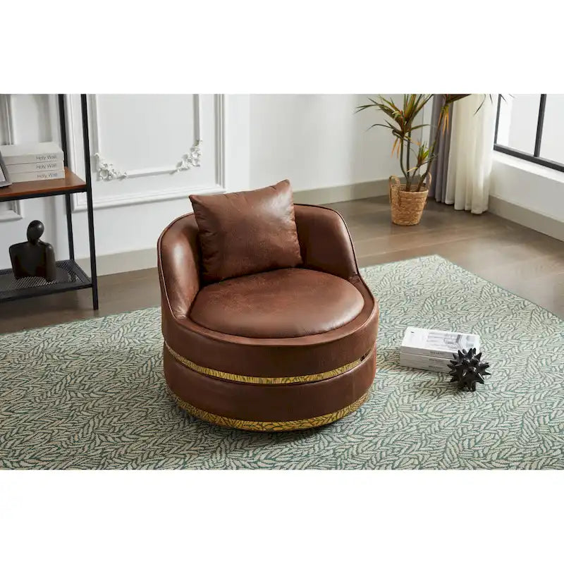Swivel Chair, 360 Swivel Accent Chair, Barrel Chair for Living Room Bedroom
