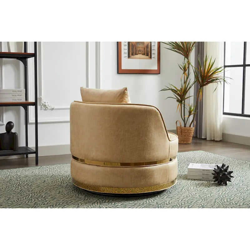 Swivel Chair, 360 Swivel Accent Chair, Barrel Chair for Living Room Bedroom