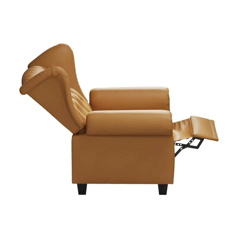 Modern Tufted Push Back Armchair