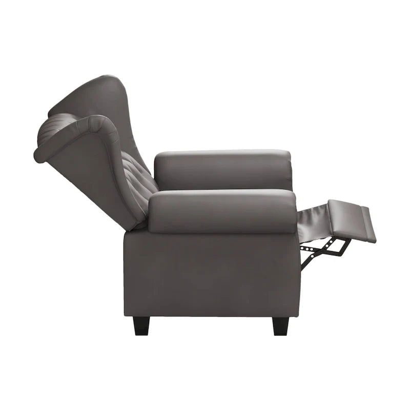 Modern Tufted Push Back Armchair
