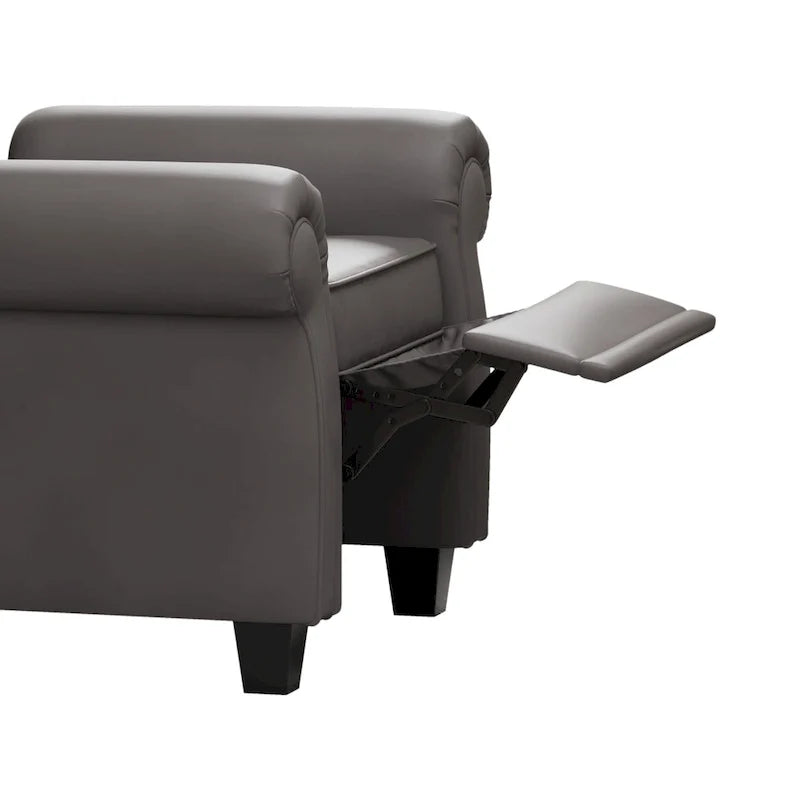 Modern Tufted Push Back Armchair
