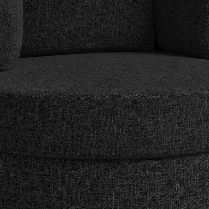 Chenille Swivel Soft Modern Upholstered Accent Chair (Set of 2)