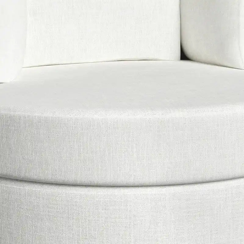 Chenille Swivel Soft Modern Upholstered Accent Chair (Set of 2)