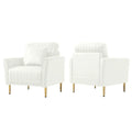 Velvet Accent Chair Living Room Chair Set of 2