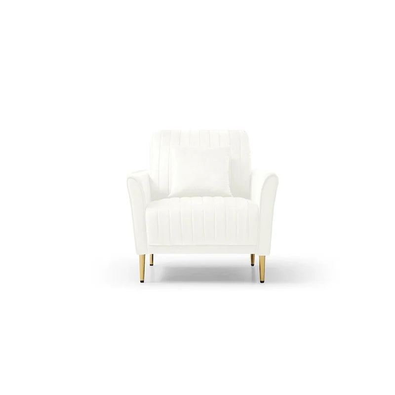 Velvet Accent Chair Living Room Chair Set of 2